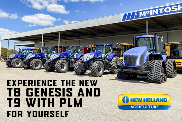New Holland McIntosh & Son T8 T9 plmi tractors